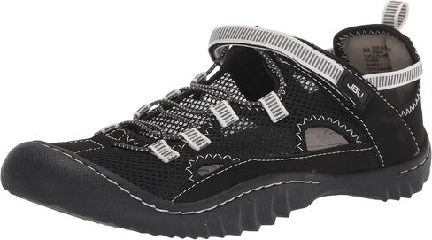 JBU by Jambu Women's, Tahoe MJ Slip-On - Wide Width Black/White 9.5 W in Saudi Arabia
