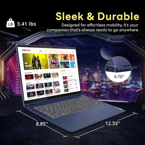 Lenovo Flex 5 14" Touchscreen 2-in-1 Laptop, AMD Ryzen 7 7730U, 16GB RAM, 2.28TB Storage(2TB SSD+288GB Docking Station), AMD Radeon Graphics, Backlit Keyboard, Fingerprint, Wi-Fi 6, Win 11 Pro, Blue in Saudi Arabia