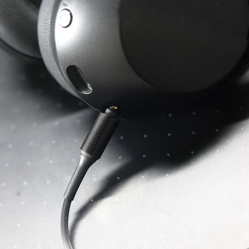 كابل صوت بديل متوافق مع سماعات الرأس اللاسلكية Sony wh-1000XM4 WH-1000XM5 WH-1000XM3 WH-CH720n WH-XB910N WH-H900N WH-CH510 WH-CH-710N CH-700N MDR-100ABN MDR-10R (150 سم، أسود) in Saudi Arabia