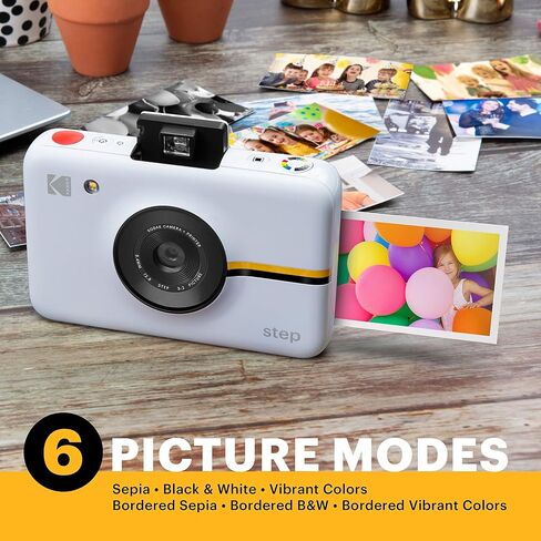 Kodak Step Instant Camera with 10MP Image Sensor (White) Scrapbook Bundle in Saudi Arabia
