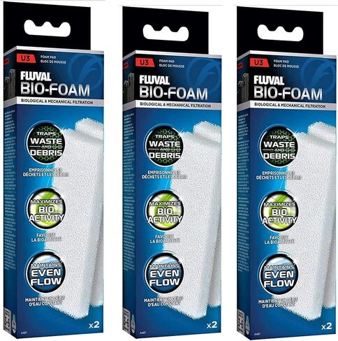 وسادة إسفنجية لفلتر تحت الماء من فلوفال [مجموعة من 3] موديل متوافق: مع فلتر U3 in Kuwait