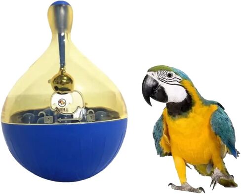 Bird Intelligence Toy, Parrot Feeder Toy Supplies Fun Training Leaking Food Items Budgie Cockatiel Foraging Development Intelligence Bird Toy (Small) in Kuwait