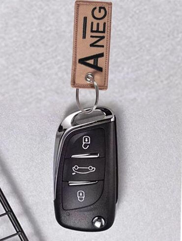 Embroidered Blood Type Keychain - Sleek and Stylish Design in Saudi Arabia