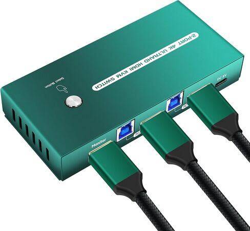 8k HDMI 2.1 Cable 6.6 Feet 4k 144hz 48G kvm Switch Dual hdmi 2.1 Cable 4k 144hz hdmi 2.1 kvm Switch Cable 4k 144hz kvm Switch 2 Monitors 2 Computers hdmi Cable 4k 144hz in Saudi Arabia