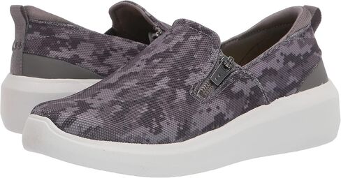 Ryka Womens Ally Slip On Casual and Fashion Sneakers Black 7.5 Wide (C,D,W) in Saudi Arabia
