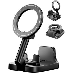 Travel Essentials Airplane Phone Holder for MagSafe Accessories, Handsfree Airport Essentials Plane Phone Holder Travel Gadgets Long Flight Must Haves for MagSafe Mount fits iPhone 16/15