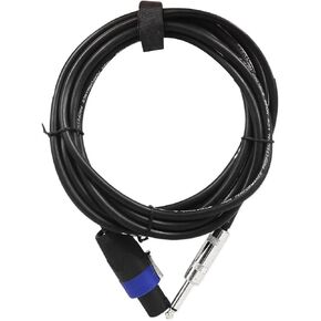 Rockville RCTS1610 10' 16 AWG 1/4" TS إلى كابل مكبر الصوت 100% نحاس