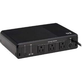 Tripp Lite Cloud-Connected 600VA UPS Battery Backup and Surge Protector, Remote Management & Monitoring, 300W, 4 Outlets, Computer UPS, Wall Mount Option, 5ft Cord, 3-Year Warranty (BC600RNC)