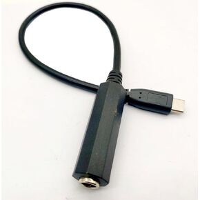 USB C Male to 1/4 Female TRS Audio Cable, USB Type C to 6.35mm Stereo Output Cord Adapter,Suitable for Mobile Phones/Tablets with Type C Interface,Audio Equipment etc (1Feet/0.3M)