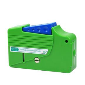 Fiber Optic Connector Cleaner, Fiber Optic Cleaning Box - Supports 1.25mm/2.5mm,SC,FC,ST,MU,LC,D4,DIN All Types of Fiber Optic Connectors, Cleans Over 550 Times