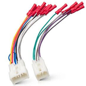NuIth Car Radio Wiring Harness W/Butt Compatible with 92-17 Toyota RAV4 Sienna Tacoma Camry /09-18 Subaru Forester Impreza Outback Stereo Wire Connectors Adapter for Aftermarket Radio Mounting