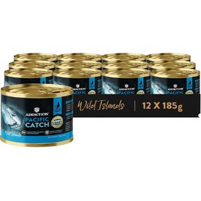 Addiction Wild Islands Pacific Catch Premium Ocean Fish & Salmon Grain-Free Canned Cat Food 6.5 oz cans (Pack of 12)