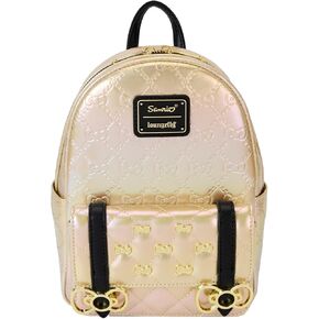 Loungefly Sanrio 50th Anniversary Metallic Gold Mini Backpack