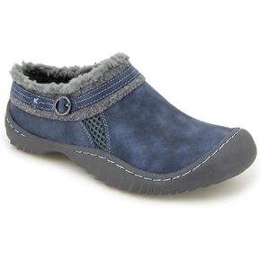 JBU Women's Ginger Low Top Comfort Casual Fashion Slip On Shoe, Denim, 9.5