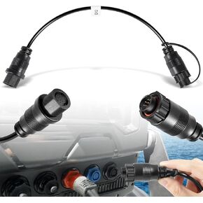 Replacement for 1852079 DSC (Dual Spectrum Chirp) Adapter Cable/MKR-DSC-16 Lowrance 9-PIN Adapter Cable for 2D Sonar only
