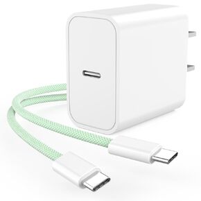 iPhone 16 Pro Max Charger Fast Charging, [Apple MFi Certified] USB C to USB C Charging Cable 6FT with 20W Type C Fast Wall Charger Block Compatible for iPhone 16/16 Pro Max/16 Pro/16 Plus/15 iPad