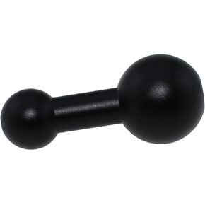 25mm to 17mm Ball Adaptor Black Aluminium Alloy Double Socket Arm Rotating Ball for RAM Bracket B Type Dual Socket Arm Swivel Ball Mount Mode GPS Units