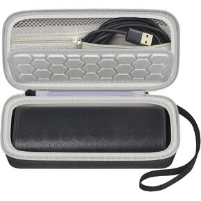 Aganinmore Travel Case Compatible with Sonos Roam 2 / for Sonos Roam/for Sonos Roam SL Portable Waterproof Bluetooth Speaker, Wireless Smart Speakers Carrying Cover Bag with Hand Strap- Case Only