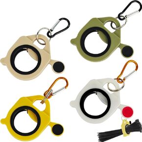 Zip Tie Holder Colorful Zip Tie Organizer Cable Tie Organizer for Tool Belt Strong Efficient Solution for Electrician Zip Ties Holder Reusable Safety Cable Tie Holder (4 Piece)