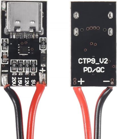 Alinan 8pcs Type-C PD3.0 QC Trigger Board مع حافظة، USB-C أنثى مدخل PD 9V 12V 15V 20V 5A قابل للتعديل الجهد وحدة الطاقة تهمة سريعة in Saudi Arabia