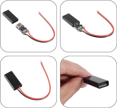 Alinan 8pcs Type-C PD3.0 QC Trigger Board مع حافظة، USB-C أنثى مدخل PD 9V 12V 15V 20V 5A قابل للتعديل الجهد وحدة الطاقة تهمة سريعة in Saudi Arabia