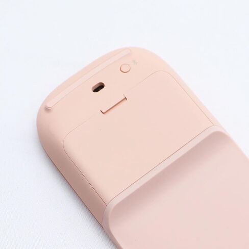 Arc Touch Mouse,Appliable for Microsoft Surface Arc Mouse FHD-00001 Portable Foldable Mouse Silent Folding Arc Mouse for Computer Mac OS Laptop Notebook (Pink) in Saudi Arabia