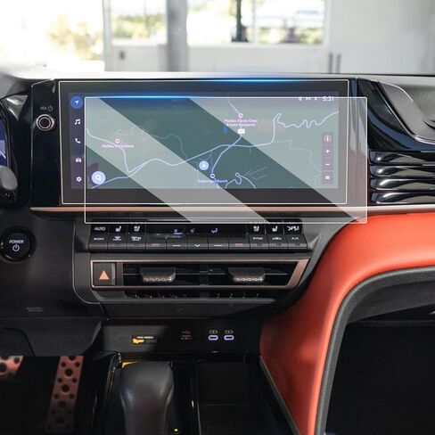 TTCR-II قطعتان متوافقتان مع واقي شاشة Toyota Camry 2025 مقاس 12.3 بوصة (XLE/XSE/SE)، لواقي شاشة عرض الملاحة Camry 2025 مقاس 12.3 بوصة، طبقة زجاجية مقسى لعام 2025 Camry XV80 in Saudi Arabia