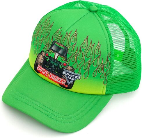 Monster Jam El Toro Loco One Size Mesh Adjustable Snapback Baseball Cap El Toro Loco Orange OS Toddler in Saudi Arabia