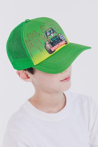 Monster Jam El Toro Loco One Size Mesh Adjustable Snapback Baseball Cap El Toro Loco Orange OS Toddler in Saudi Arabia