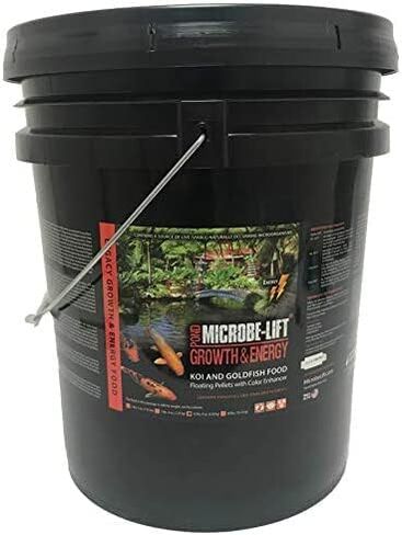 MICROBE-LIFT High Growth and Energy Floating Fish Food Pellets for Ponds, Water Gardens, and Fountains, Safe for Live Goldfish and Koi, 14.5 lbs in Kuwait