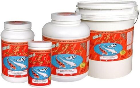MICROBE-LIFT High Growth and Energy Floating Fish Food Pellets for Ponds, Water Gardens, and Fountains, Safe for Live Goldfish and Koi, 14.5 lbs in Kuwait