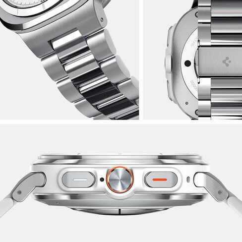 Spigen Modern Fit 316L Designed For Samsung Galaxy Watch Ultra Band 47mm (2024) - Silver in Kuwait