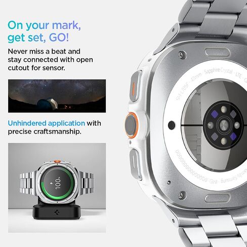 Spigen Modern Fit 316L Designed For Samsung Galaxy Watch Ultra Band 47mm (2024) - Silver in Kuwait