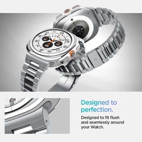 Spigen Modern Fit 316L Designed For Samsung Galaxy Watch Ultra Band 47mm (2024) - Silver in Kuwait