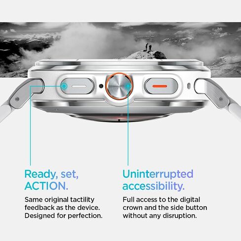 Spigen Modern Fit 316L Designed For Samsung Galaxy Watch Ultra Band 47mm (2024) - Silver in Kuwait