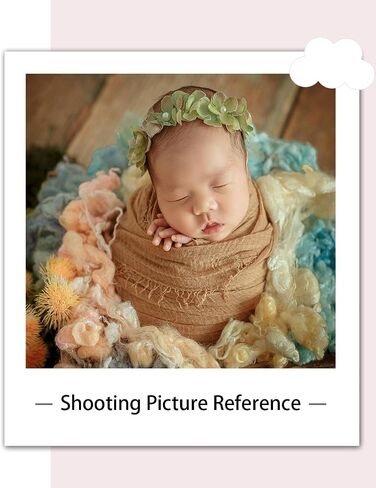 Zeroest Newborn Photoshoot Wraps Photography Props Fringed Wraps for Baby Boys Girls Infant Photo Props Blanket (Tan) in Saudi Arabia