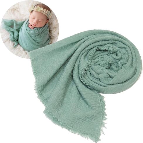 Zeroest Newborn Photoshoot Wraps Photography Props Fringed Wraps for Baby Boys Girls Infant Photo Props Blanket (Tan) in Saudi Arabia