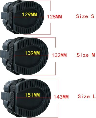Horse Hoof Boots Rubber Durable Equine Hoof Protector Multifunction Comfortable Sturdy Horses Protection for Training Equestrian Fittings, L in Saudi Arabia