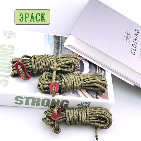 Tree Stake Kit, Heavy Duty Garden Stakes Kit Including 3 Pieces 11.8 Inches Steel Tree Stakes, 3 Pieces 15.8 Inches Tree Straps and 3 Rolls 13.1 Feet Ropes (3sets-Tree Stake) in Saudi Arabia