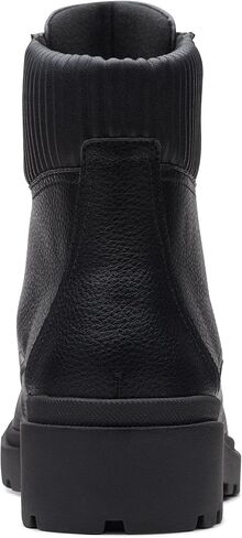 Clarks Women's Calla Zip Mid Calf Boot, Dark Olive Leather, 9 Wide in Saudi Arabia