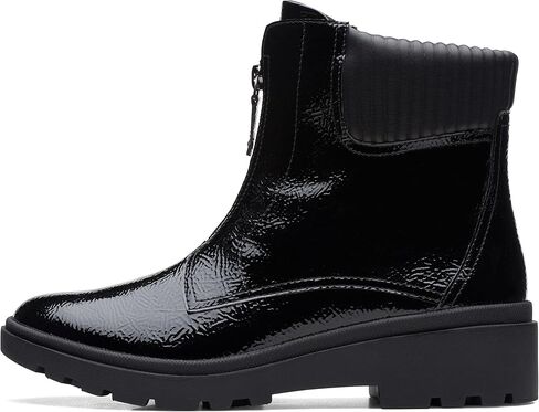 Clarks Women's Calla Zip Mid Calf Boot, Dark Olive Leather, 9 Wide in Saudi Arabia