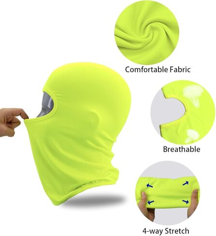 قناع وجه بالاكلافا، قناع رقبة جمجمة خفيف الوزن للصيف، بطانة قبعة وشاح تزلج للدراجات النارية للرجال والنساء in Kuwait