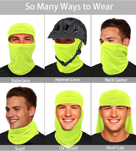 قناع وجه بالاكلافا، قناع رقبة جمجمة خفيف الوزن للصيف، بطانة قبعة وشاح تزلج للدراجات النارية للرجال والنساء in Kuwait
