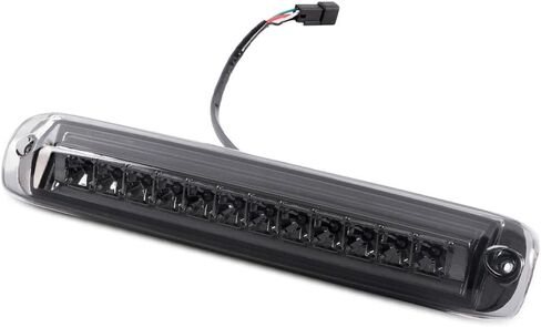 CHEDA Third Tail Brake Light Cargo Lamp Tinted LED Bar Compatible with 2014 2015 2016 2017 2018 2019 2020 Sierra Silverado(Smoky lens Black Bottoms) in Kuwait