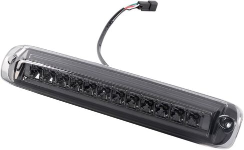 CHEDA Third Tail Brake Light Cargo Lamp Tinted LED Bar Compatible with 2014 2015 2016 2017 2018 2019 2020 Sierra Silverado(Smoky lens Black Bottoms) in Kuwait
