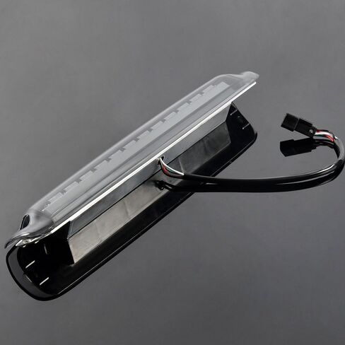 CHEDA Third Tail Brake Light Cargo Lamp Tinted LED Bar Compatible with 2014 2015 2016 2017 2018 2019 2020 Sierra Silverado(Smoky lens Black Bottoms) in Kuwait
