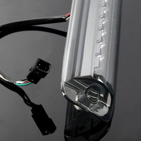 CHEDA Third Tail Brake Light Cargo Lamp Tinted LED Bar Compatible with 2014 2015 2016 2017 2018 2019 2020 Sierra Silverado(Smoky lens Black Bottoms) in Kuwait