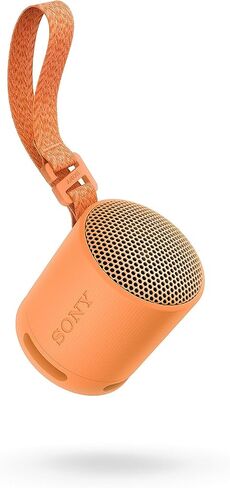 مكبر صوت بلوتوث محمول من سوني SRS-XB100 مع صوت بيس إضافي، عمر بطارية يصل إلى 16 ساعة، مقاومة للماء والغبار IP67، ميكروفون مدمج، تصميم مدمج وخفيف الوزن – برتقالي in Saudi Arabia