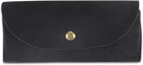 , Leather Eyeglass Case | Leather Glasses Case | Reading Glasses Case |Handmade Leather Case for Sunglasses Eyeglass | Heavy Duty| Portable Holder | Glasses Case for Men and Women:Brown in Kuwait