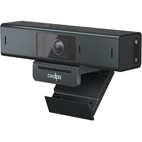 Webcam, 4K Webcam Video Conference Camera, 4K Webcam AI Tracking, Autofocus, Auto Framing with Cancellation Mic, Personal and Group Hybrid Collaboration, Meeting Room Camera, Mini Lite